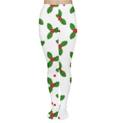 Christmas Pattern Women s Tights by Valentinaart