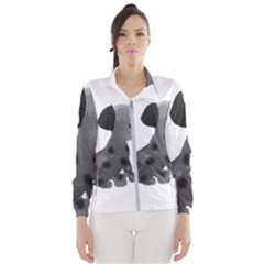 Dalmatian Inspired Silhouette Wind Breaker (women) by InspiredShadows