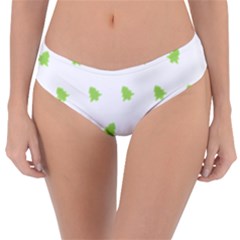 Christmas Tree Green Reversible Classic Bikini Bottoms by Alisyart