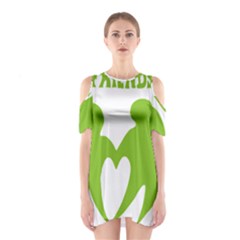 Images Shoulder Cutout One Piece by Tienz