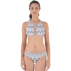 Iron Fence Grey Strong Perfectly Cut Out Bikini Set by Alisyart