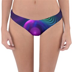 Beautiful Rainbow Marble Fractals In Hyperspace Reversible Hipster Bikini Bottoms by jayaprime