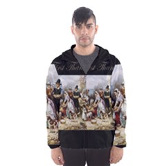 The First Thanksgiving Hooded Wind Breaker (men) by Valentinaart