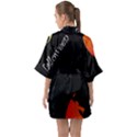 Castil Witch Hlloween Sinister Night Home Bats Quarter Sleeve Kimono Robe View2