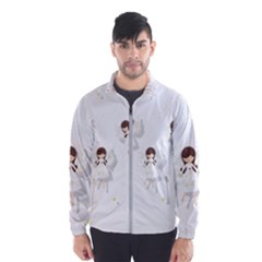 Christmas Angels  Wind Breaker (men) by Valentinaart