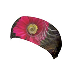 Fantasy Flower Fractal Blossom Yoga Headband by Celenk