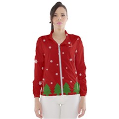 Christmas Pattern Wind Breaker (women) by Valentinaart