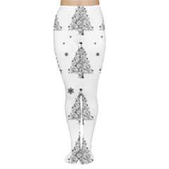 Christmas Tree - Pattern Women s Tights by Valentinaart