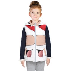 Santa  Kid s Puffer Vest by Valentinaart