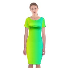 Pattern Classic Short Sleeve Midi Dress by gasi