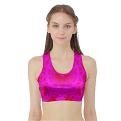 Pattern Sports Bra With Border by gasi