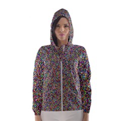 Pattern Hooded Wind Breaker (women) by gasi