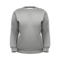 Grey And White Simulated Carbon Fiber Women s Sweatshirt by PodArtist