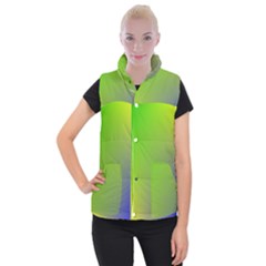 Pattern Women s Button Up Puffer Vest by gasi