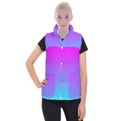 Pattern Women s Button Up Puffer Vest by gasi