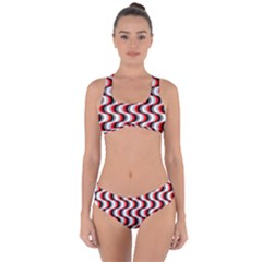 Pattern Criss Cross Bikini Set by gasi