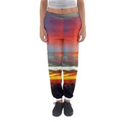 Sunset Mountain Indonesia Adventure Women s Jogger Sweatpants by Celenk