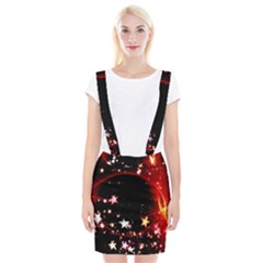 Circle Lines Wave Star Abstract Braces Suspender Skirt by Celenk