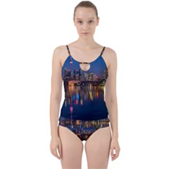 Buildings Can Cn Tower Canada Cut Out Top Tankini Set by Celenk