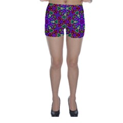 Seamless Tileable Pattern Design Skinny Shorts by Celenk