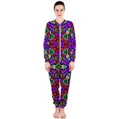 Seamless Tileable Pattern Design Onepiece Jumpsuit (ladies)  by Celenk