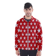 Star Christmas Advent Structure Wind Breaker (men) by Celenk