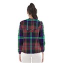 Purple And Red Tartan Plaid Hooded Wind Breaker (Women) View2