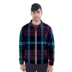 Purple And Red Tartan Plaid Wind Breaker (men) by allthingseveryone