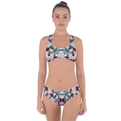 Christmas Paper Criss Cross Bikini Set by Celenk