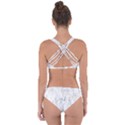 White Background Pattern Tile Criss Cross Bikini Set View2