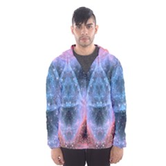 Sacred Geometry Mandelbrot Fractal Hooded Wind Breaker (men) by Celenk