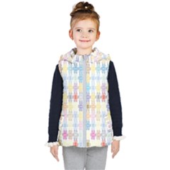 Background Wallpaper Spirals Twirls Kid s Puffer Vest by Celenk