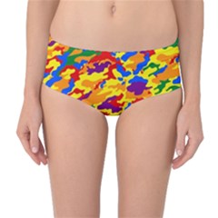 Homouflage Gay Stealth Camouflage Mid-waist Bikini Bottoms by PodArtist