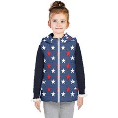 Patriotic Colors America Usa Red Kid s Puffer Vest by Celenk