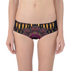 A Flaming Star Is Born On The  Metal Sky Classic Bikini Bottoms by pepitasart