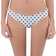 Black Cross Reversible Hipster Bikini Bottoms by jumpercat