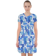 Tetris Camouflage Marine Adorable In Chiffon Dress by jumpercat