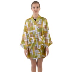 Tetris Camouflage Desert Long Sleeve Kimono Robe by jumpercat