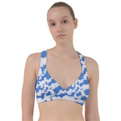 Cloud Lines Sweetheart Sports Bra by jumpercat