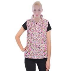 Gardenia Sweet Women s Button Up Puffer Vest by jumpercat