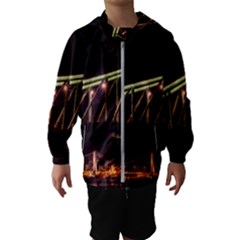 Budapest Hungary Liberty Bridge Hooded Wind Breaker (kids) by BangZart