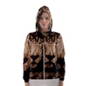 Jaguar Water Stalking Eyes Hooded Wind Breaker (Women) View1