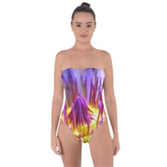 Flower Blossom Bloom Nature Tie Back One Piece Swimsuit