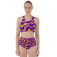 Polynoise Pumpkin Racer Back Bikini Set by jumpercat