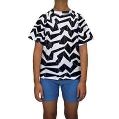 Polynoise Origami Kids  Short Sleeve Swimwear by jumpercat