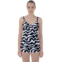 Polynoise Origami Tie Front Two Piece Tankini by jumpercat