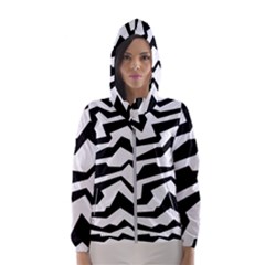 Polynoise Bw Hooded Wind Breaker (women) by jumpercat