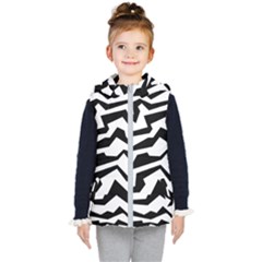 Polynoise Bw Kid s Puffer Vest by jumpercat