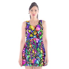 Network Nerves Nervous System Line Scoop Neck Skater Dress by BangZart