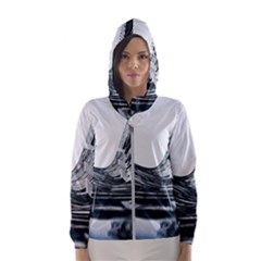 Architecture Modern Skyscraper Hooded Wind Breaker (women) by BangZart